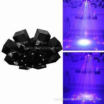 Club LED Laser Light with 24W LED Light and Fast Beam Laser Light
